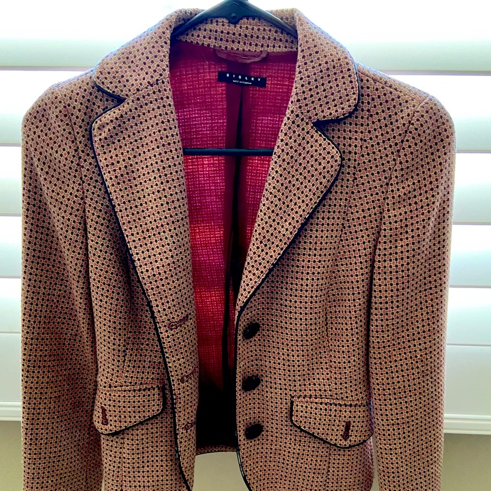 Sisley Women Blazer Sz 38